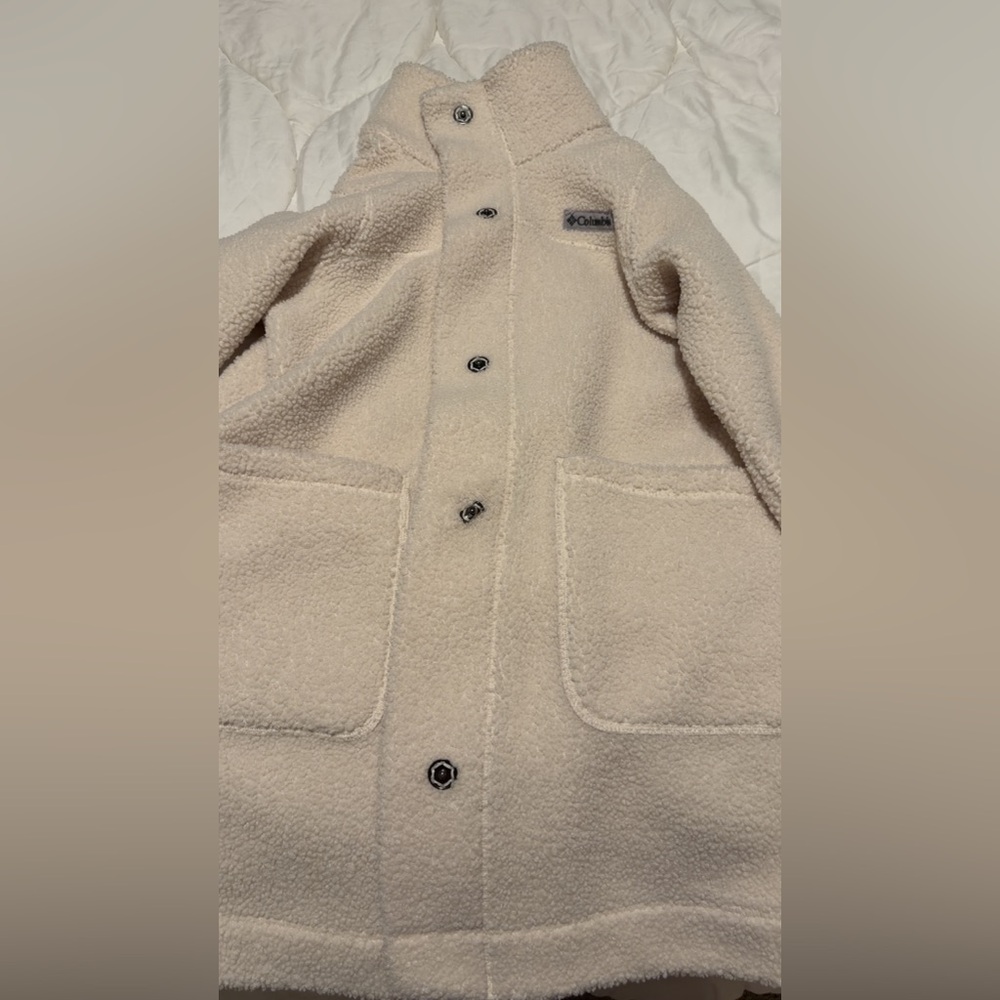 Columbia Cream Fleece Jacket